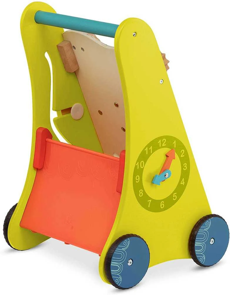 B. TOYS MEDINIS STUMDUKAS WALK AND LEARN