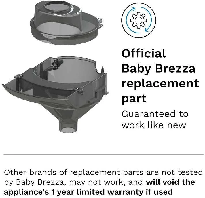 Baby Brezza mišinuko ruošimo aparato Formula Pro Advanced piltuvėlis su dangteliu