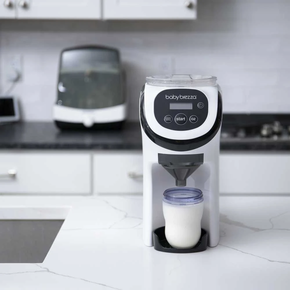 Baby Brezza Formula Pro Mini dozavimo procesas