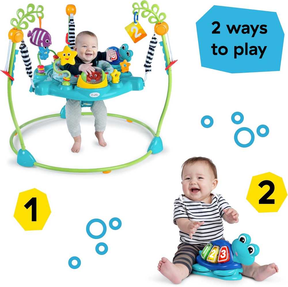 BABY EINSTEIN OCEAN EXPLORERS CURIOSITY COVE 2-IN-1 ŠOKLIUKAS