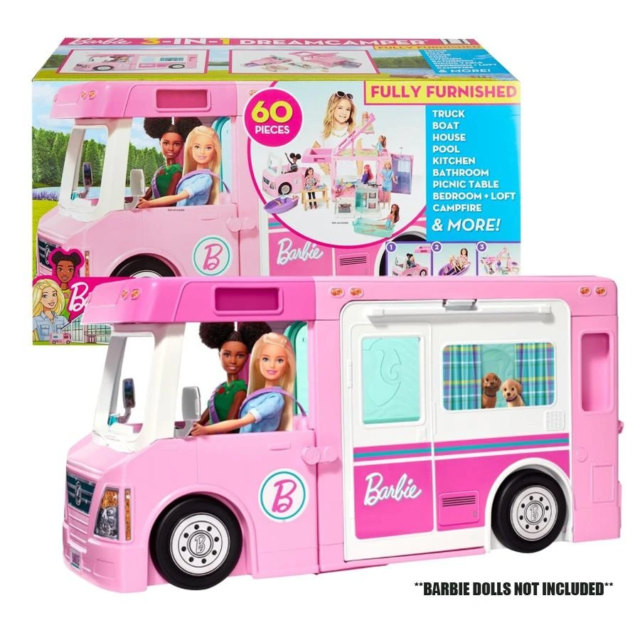 Mattel Barbės kemperis 3 in 1
