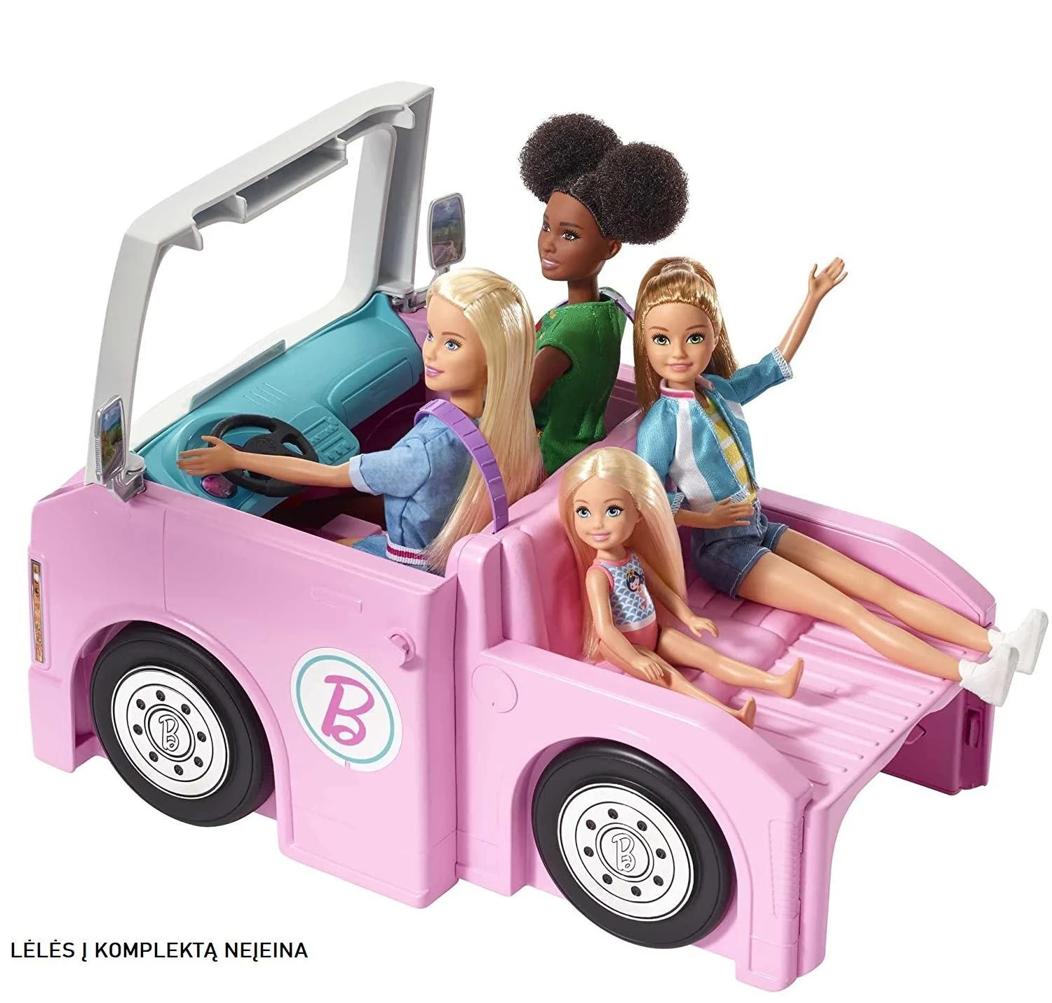 Mattel Barbės kemperis 3 in 1