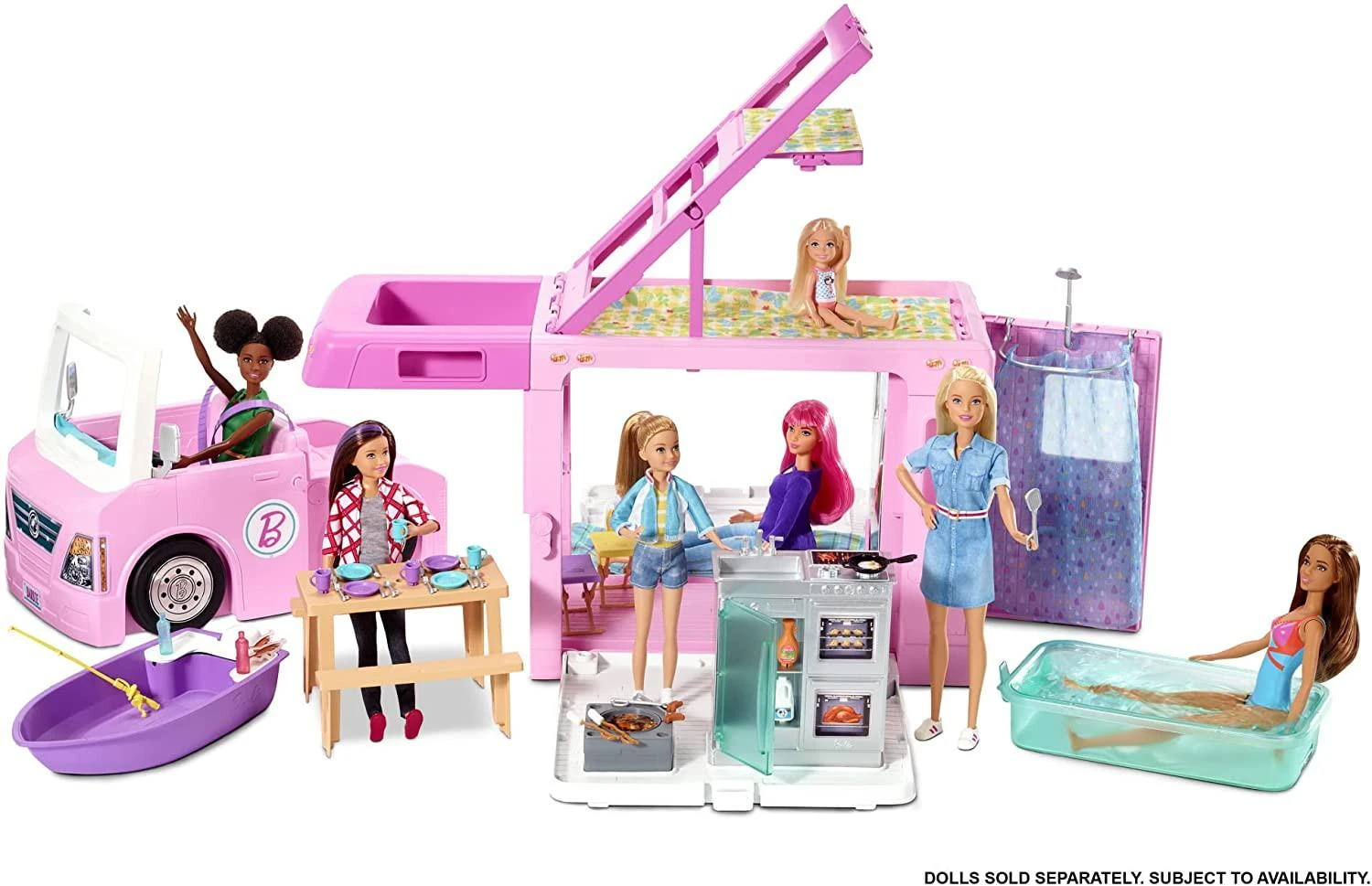 Mattel Barbės kemperis 3 in 1