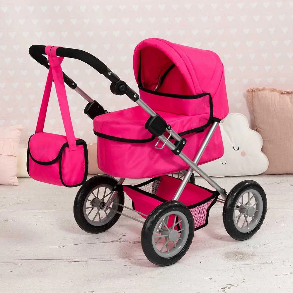 BAYER DESIGN LĖLIŲ VEŽIMĖLIS TRENDY, Rožinis