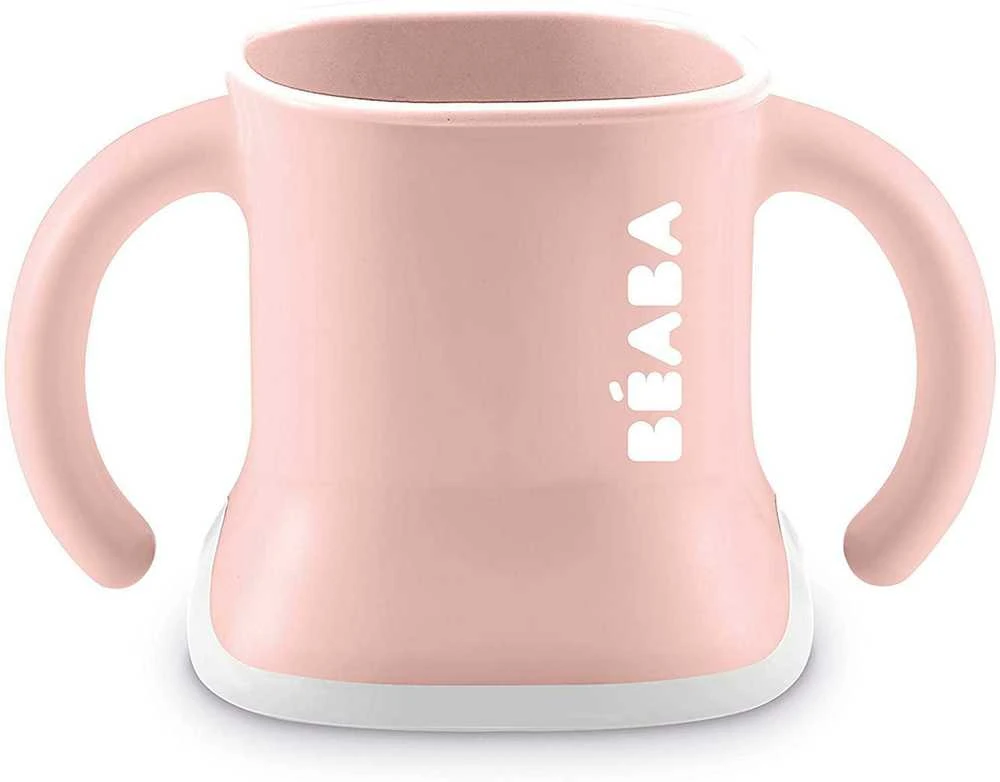 Beaba 3in1 mokomasis puodelis, spalva: old pink