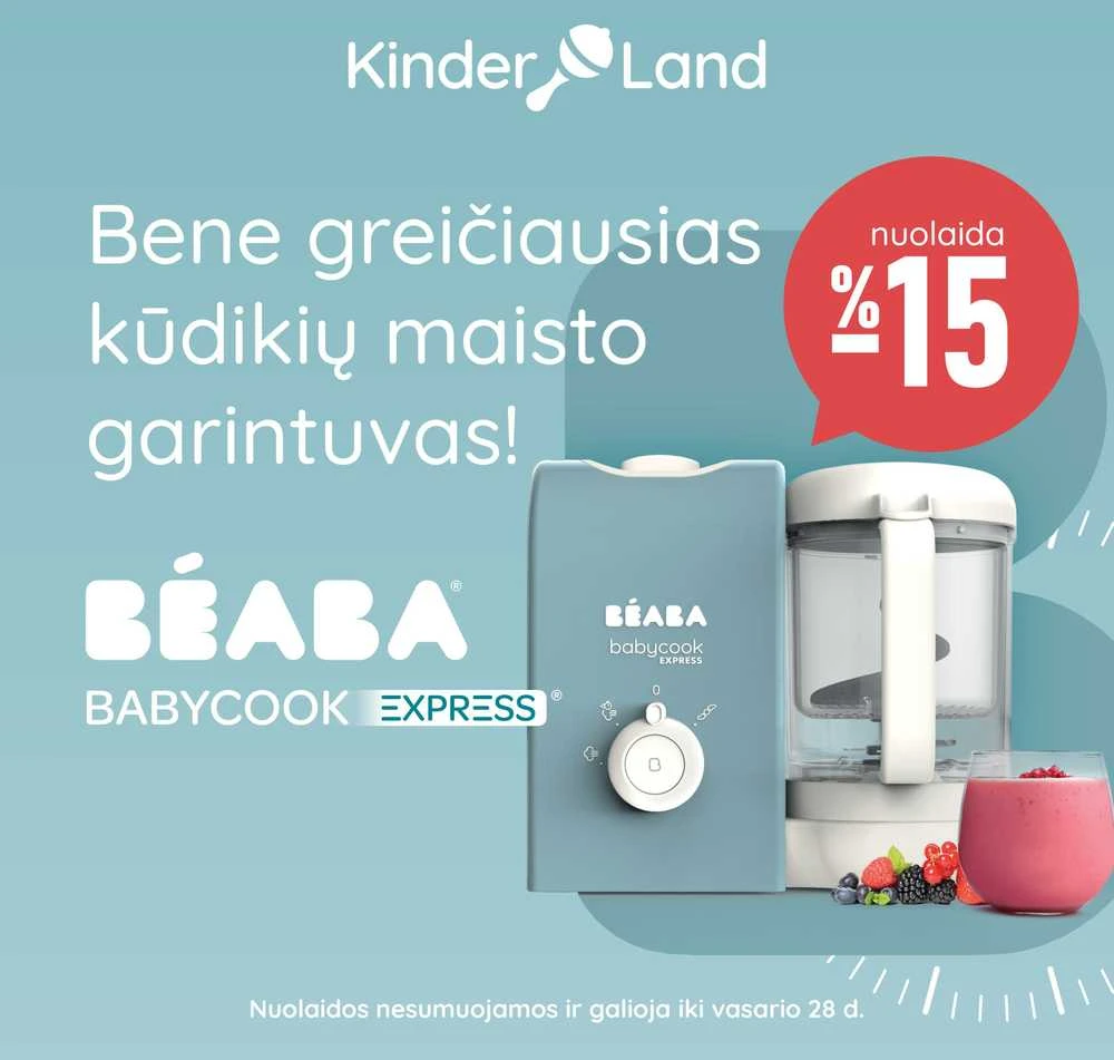 Beaba Babycook Express trintuvas-garintuvas, pilkas (Velvet pilkas)