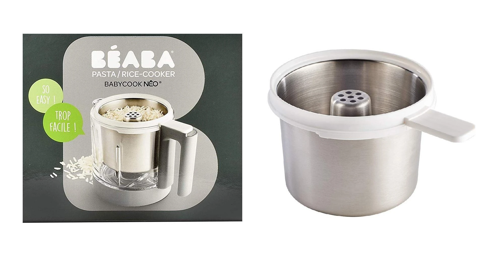 Beaba Babycook Neo trintuvų-garintuvų grūdų/makaronų/ryžių virimo priedas