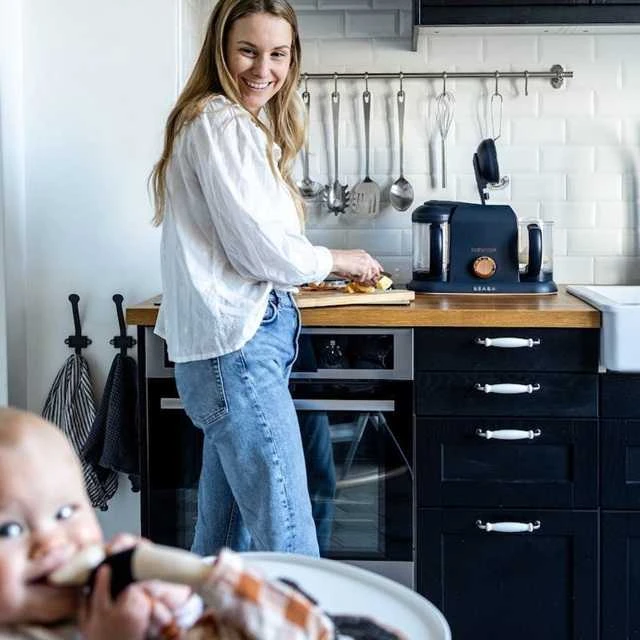 BEABA BABYCOOK PLUS TRINTUVAS-GARINTUVAS 4IN1, NIGHT Mėlynas