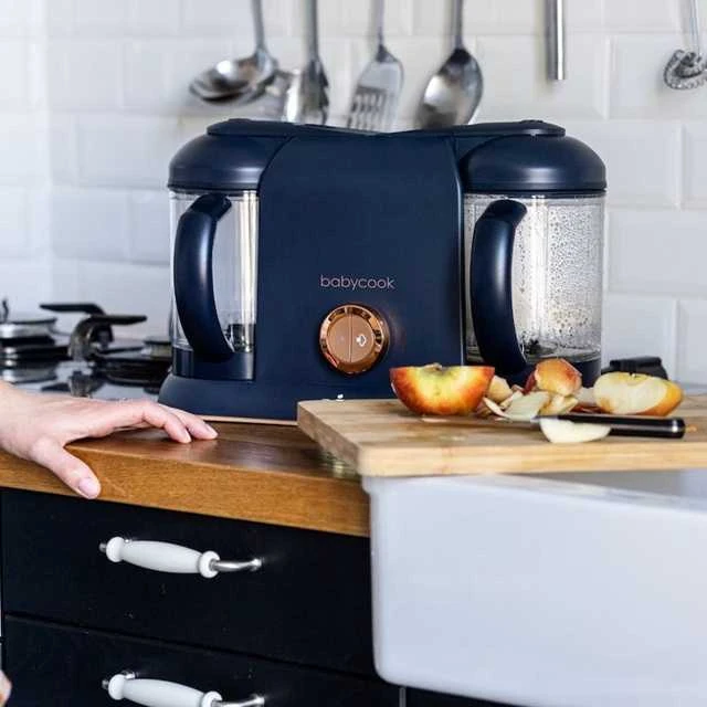 BEABA BABYCOOK PLUS TRINTUVAS-GARINTUVAS 4IN1, NIGHT Mėlynas