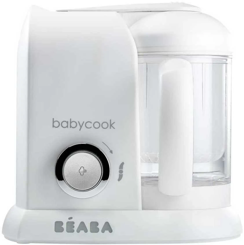 Trintuvas-garintuvas 4in1 Beaba Babycook Solo, spalva: balta, sidabrinė