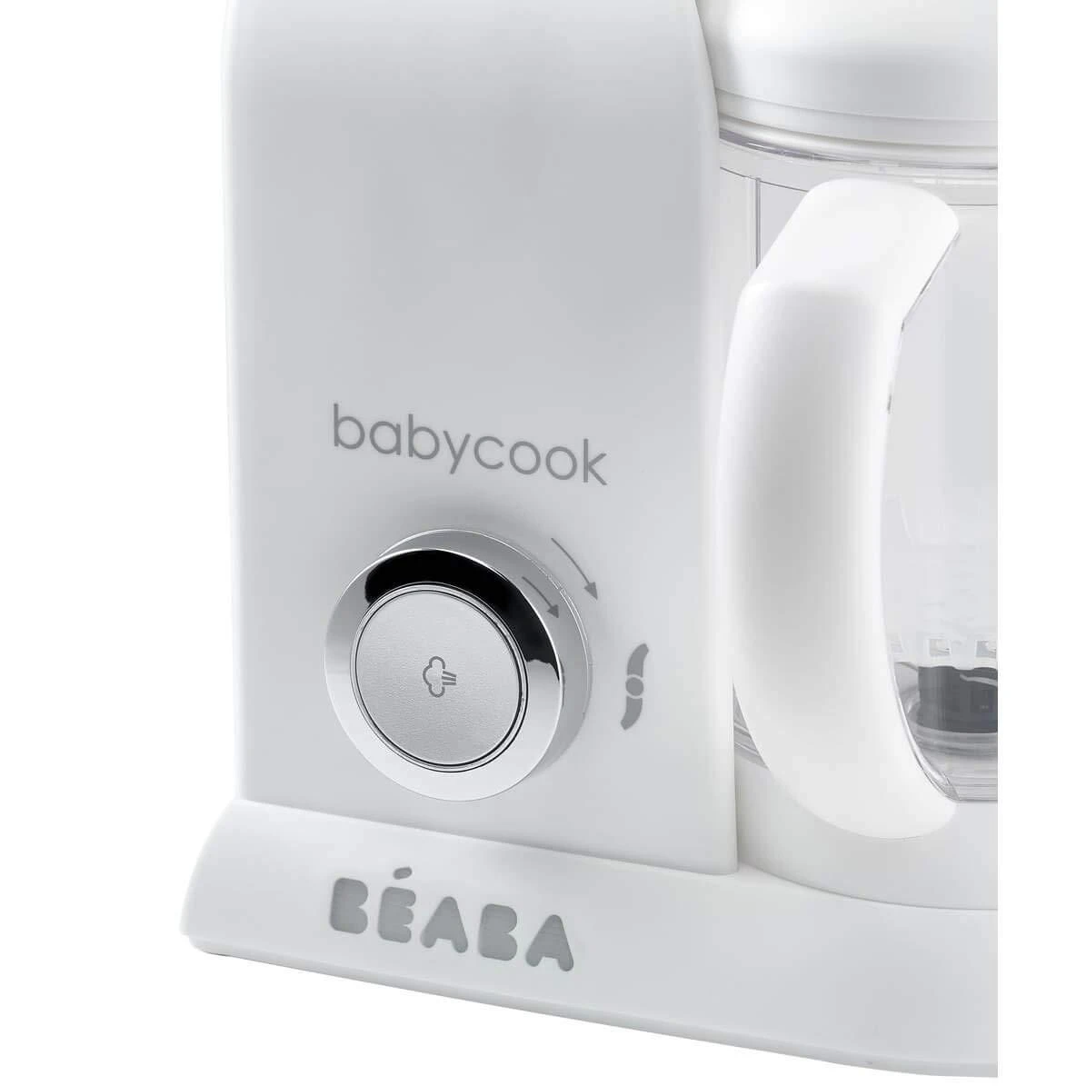 Trintuvas-garintuvas 4in1 Beaba Babycook Solo, spalva: balta, sidabrinė