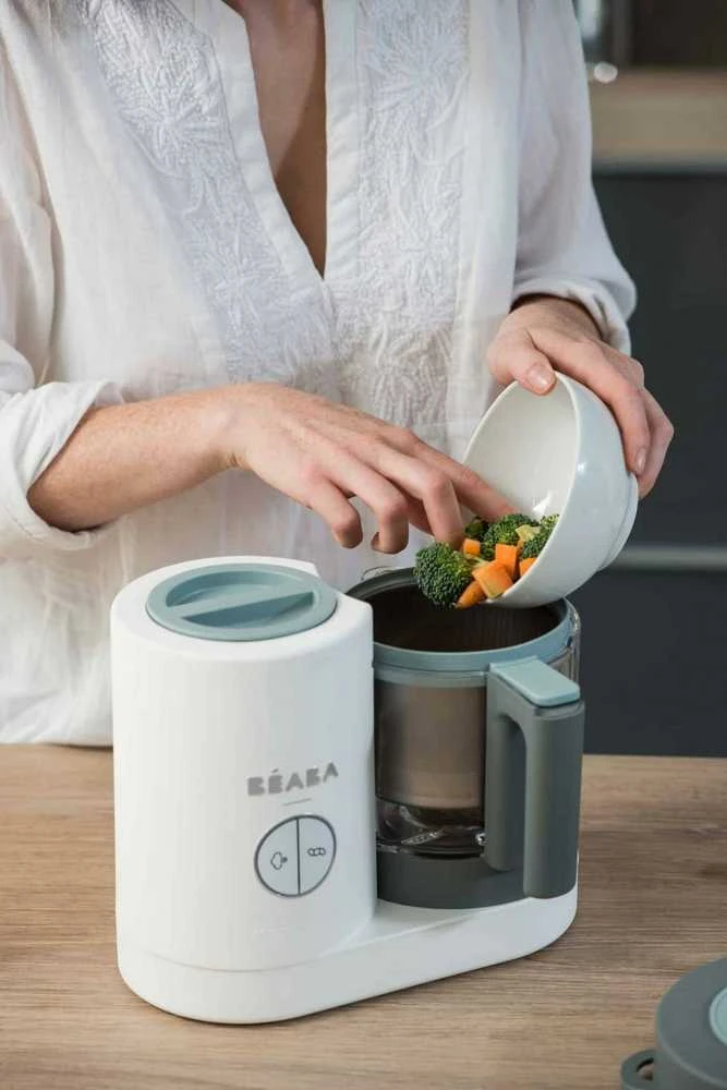 Trintuvas-garintuvas Beaba Babycook Neo, pilkas/baltas