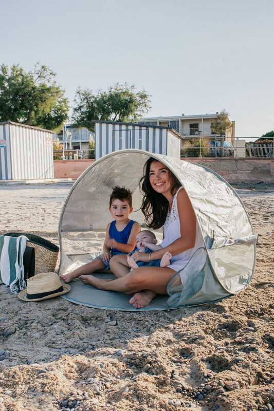 BEABA BREEZY PALAPINĖ SU UV APSAUGA, SAMANŲ ŽALIA