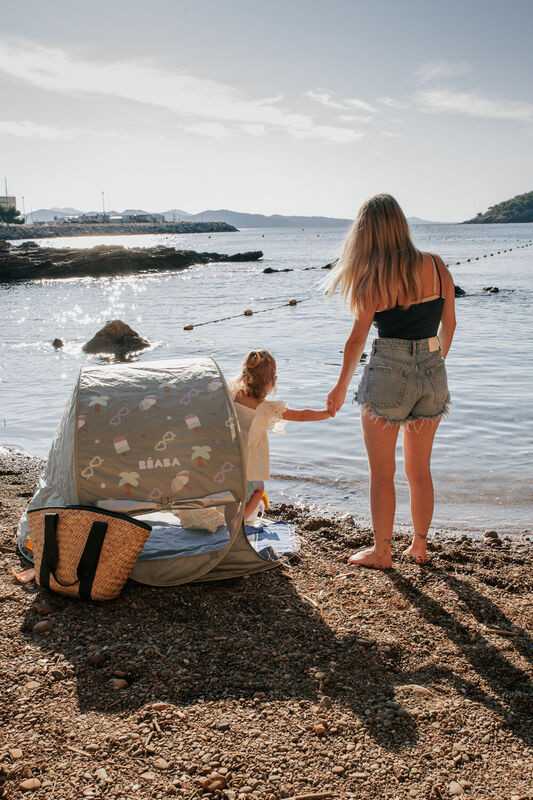 BEABA BREEZY PALAPINĖ SU UV APSAUGA, SAMANŲ ŽALIA