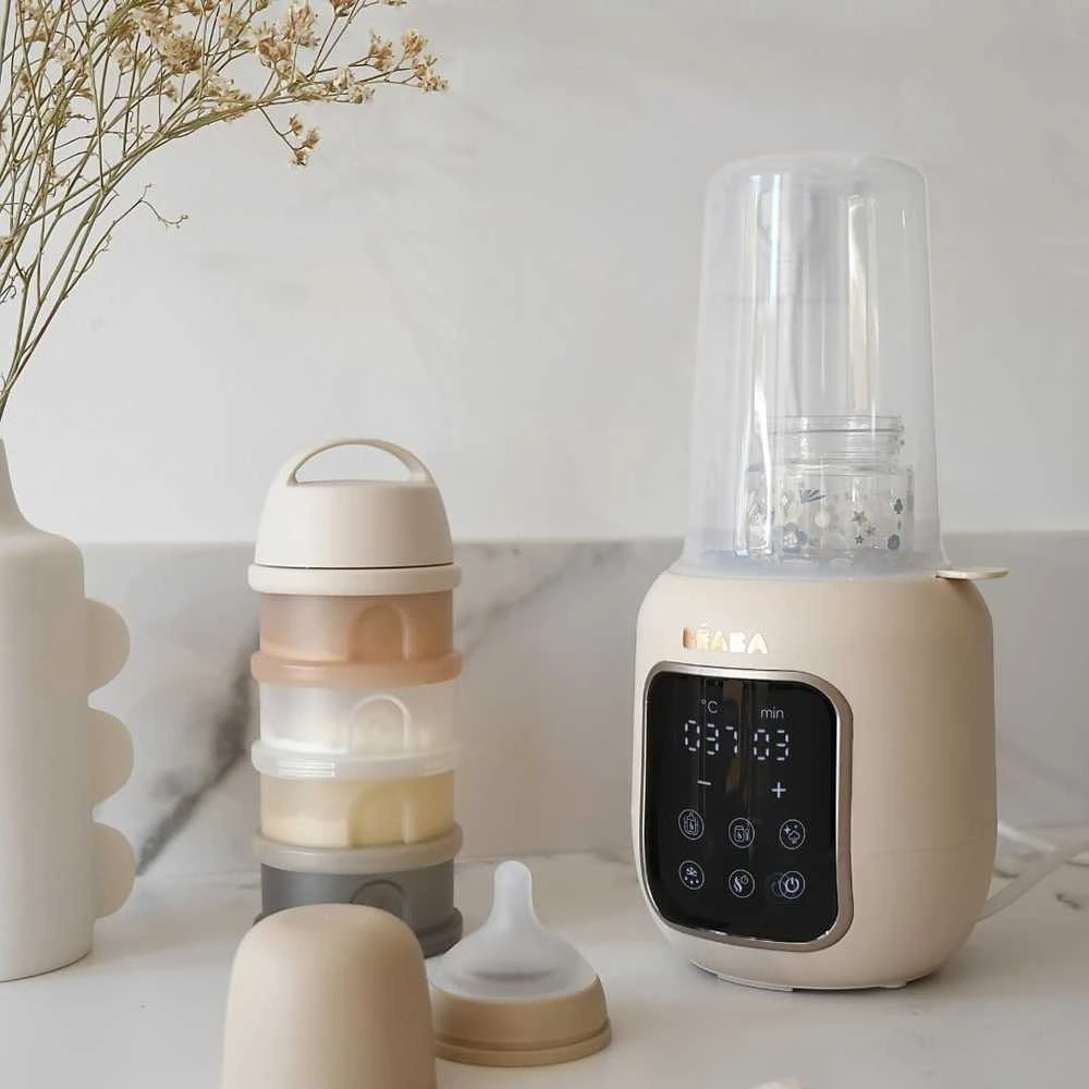 Beaba Multi Milk šildytuvas su skaitmeniniu ekranu smėlio spalvos