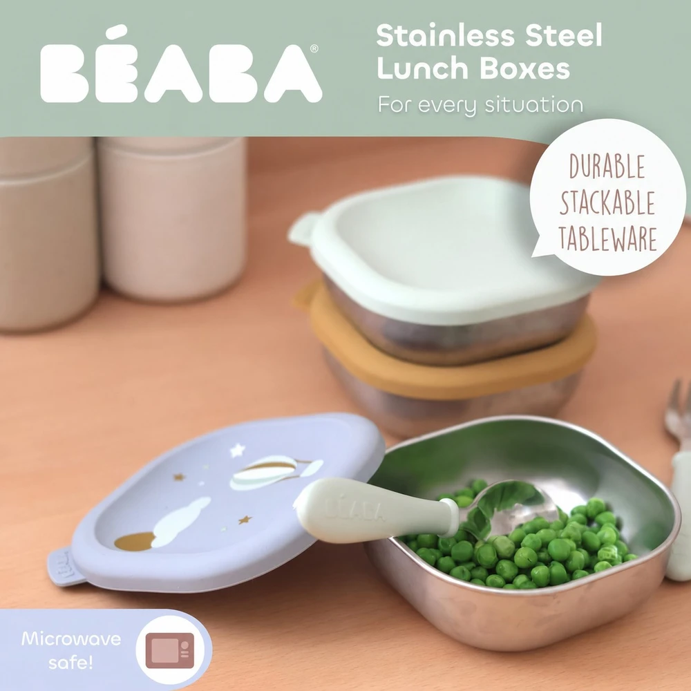 BEABA DAUGIAFUNKCIAI NERŪDIJANČIO PLIENO MAISTO INDELIAI – ADVENTURE
