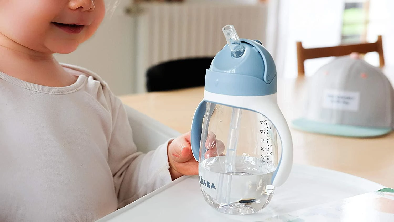 BEABA GERTUVĖ SU ŠIAUDELIU, 300 ML, WINDY Mėlynas