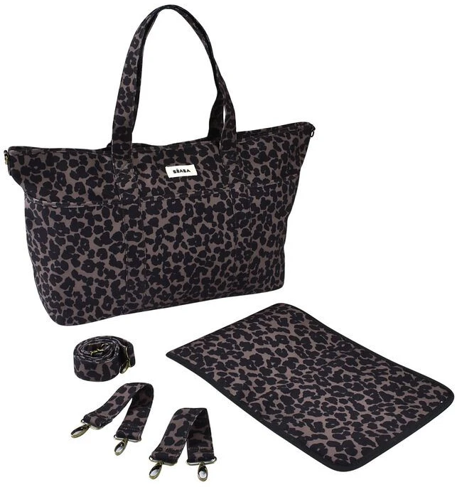 BEABA MADRID XXL TALPUS VYSTYMO KREPŠYS LEOPARD