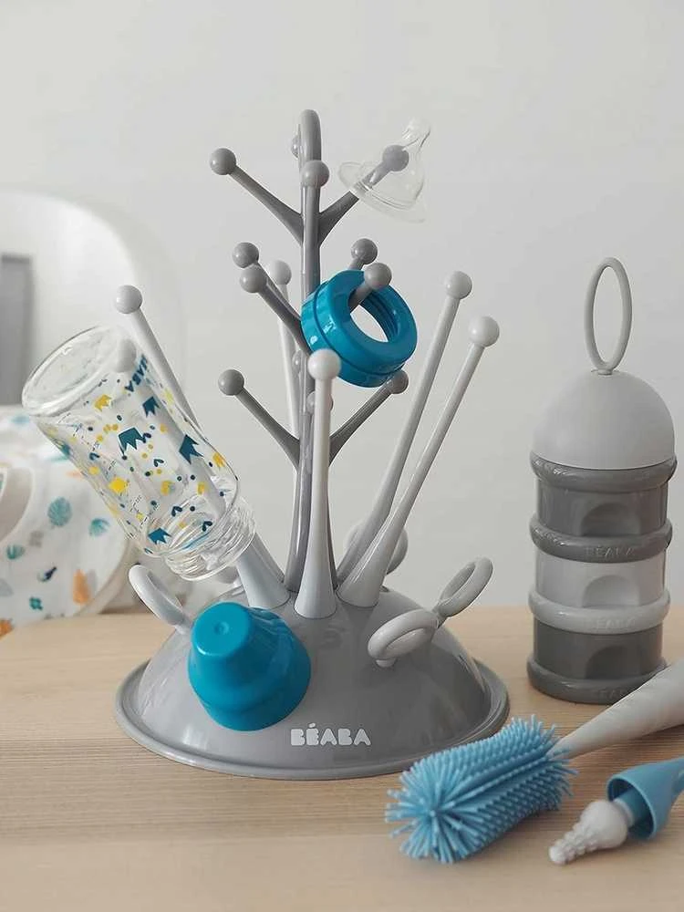 Beaba buteliukų džiovinimo stovas su priedais