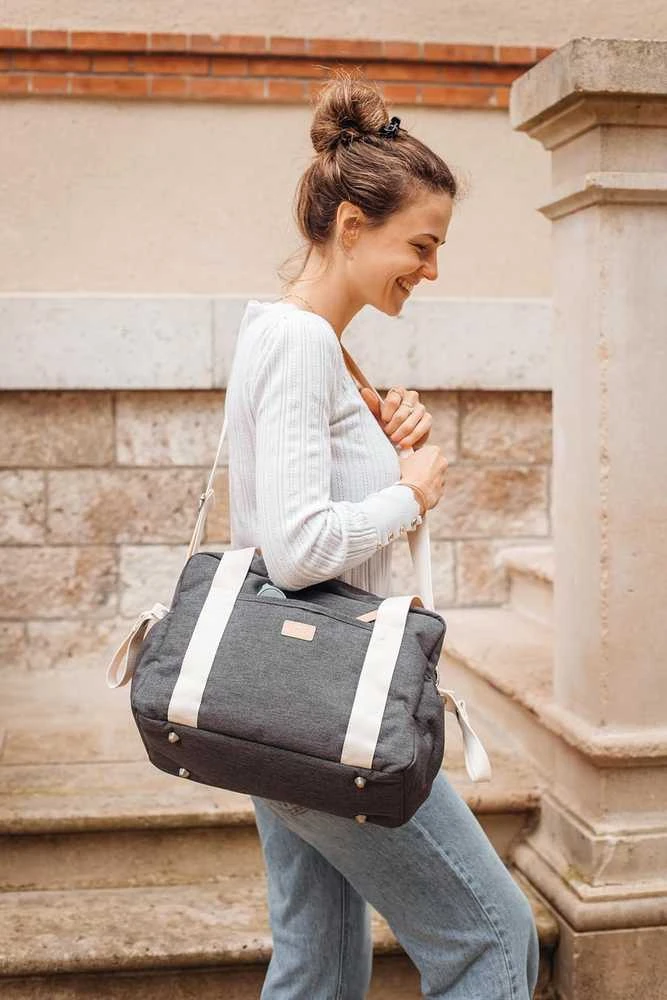 BEABA MAMOS RANKINĖ PARIS PEARL DARK HEATHER Pilkas