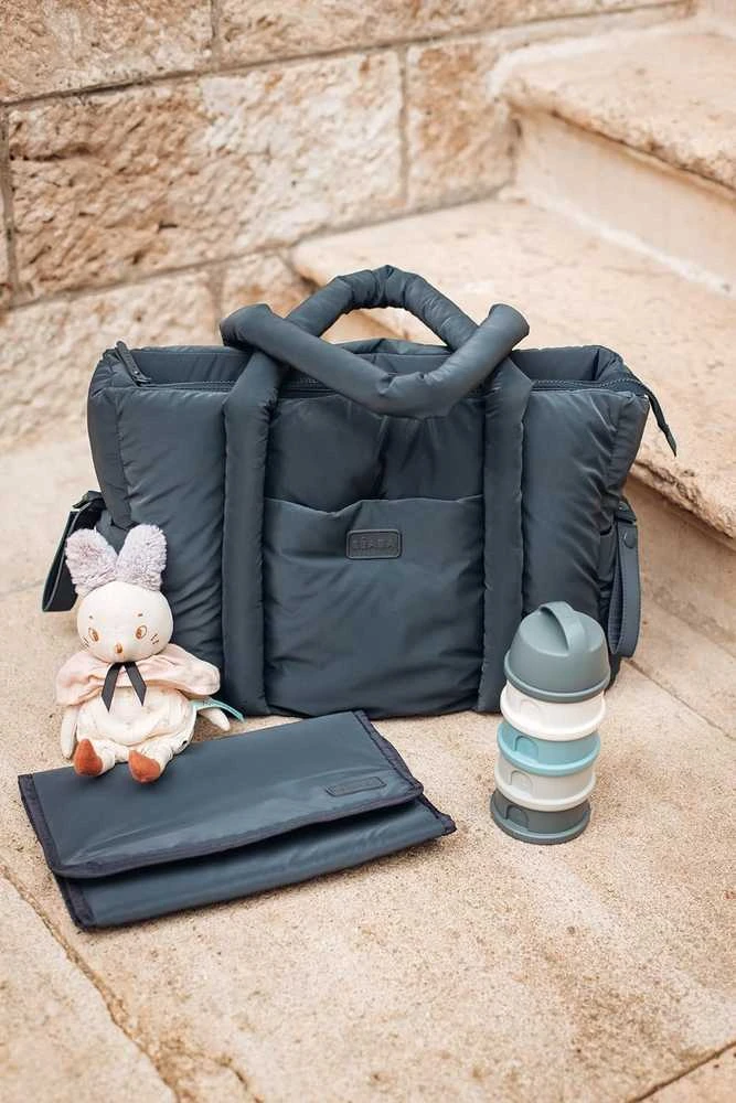 BEABA MAMOS RANKINĖ PUFFY PARIS DARK HEATHER Pilkas