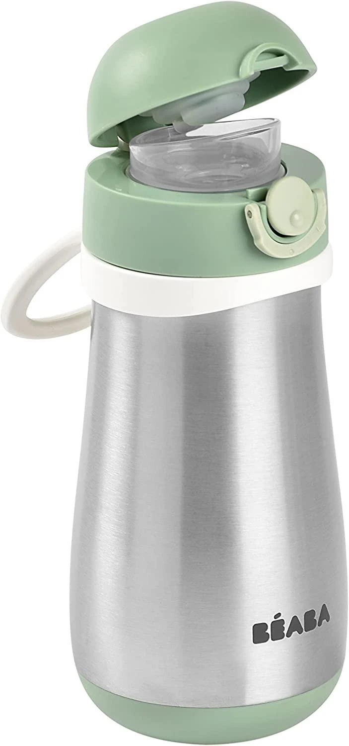Beaba metalinė gertuvė nuo 18 mėn., 350 ml, spalva: žalia