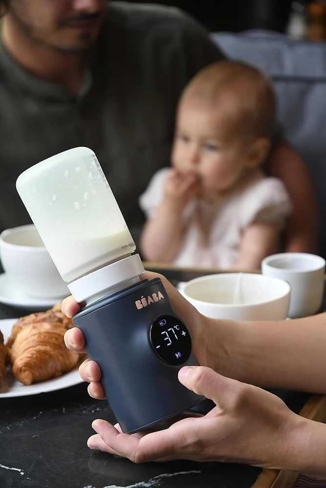 BEABA MILK NOMAD ĮKRAUNAMAS MOBILUS BUTELIUKŲ ŠILDYTUVAS, NIGHT Mėlynas