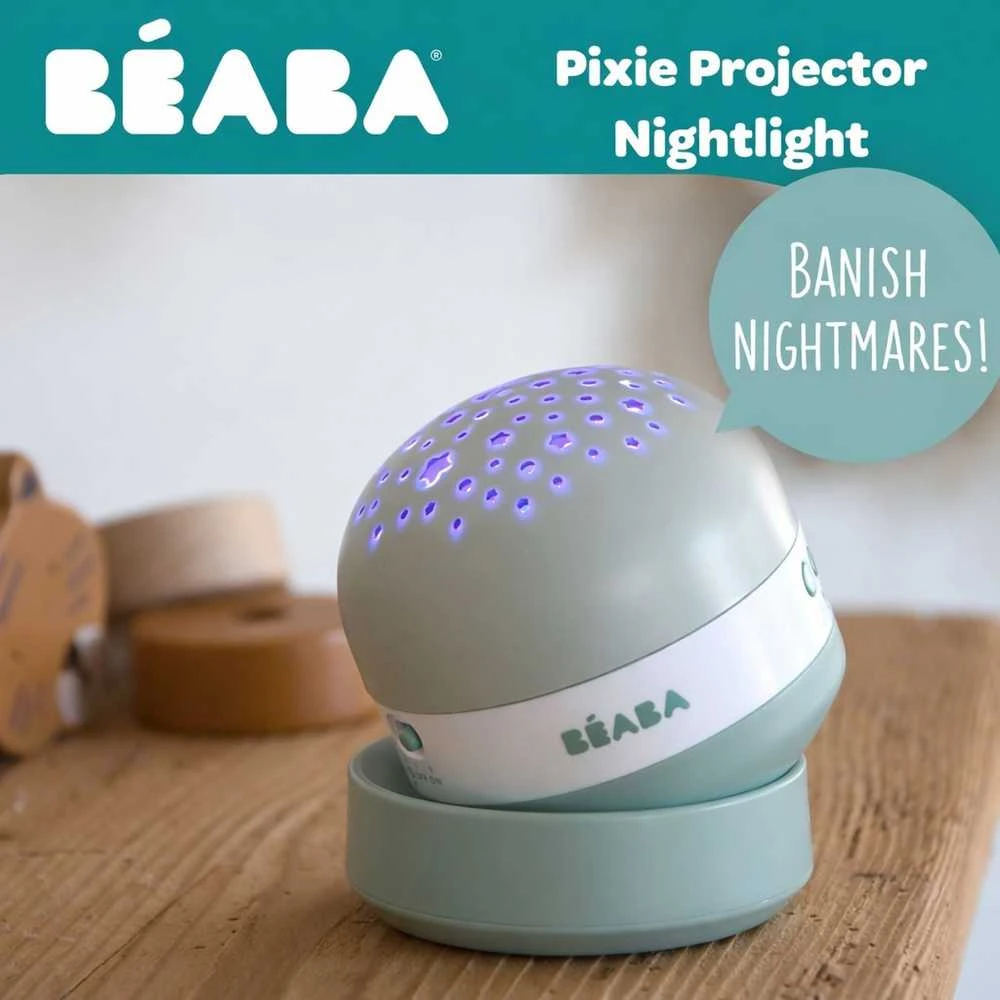 Beaba projektorius su muzikine dėžute ir verksmo jutikliu Pixie Sage žalias