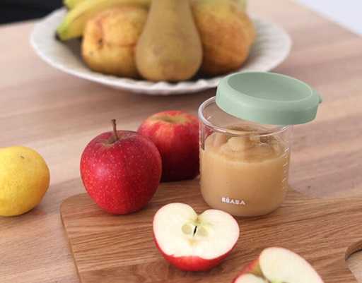 BEABA STIKLINIS INDELIS SU DANGTELIU, SAGE Žalias, 250 ML