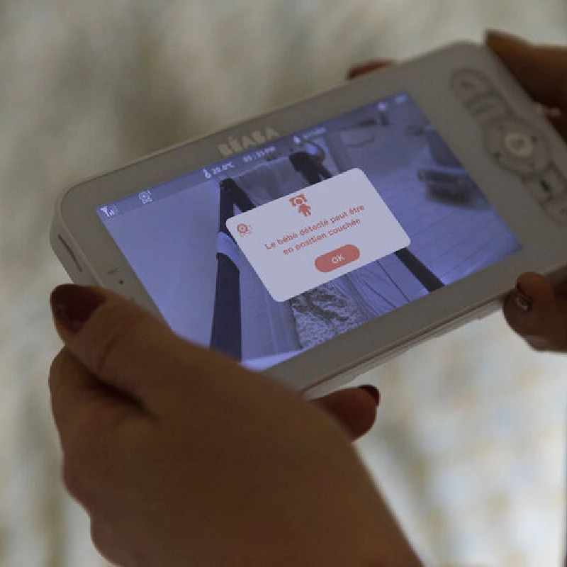 BEABA ZEN SMART AI VIDEO KŪDIKIO STEBĖJIMO MONITORIUS, Baltas