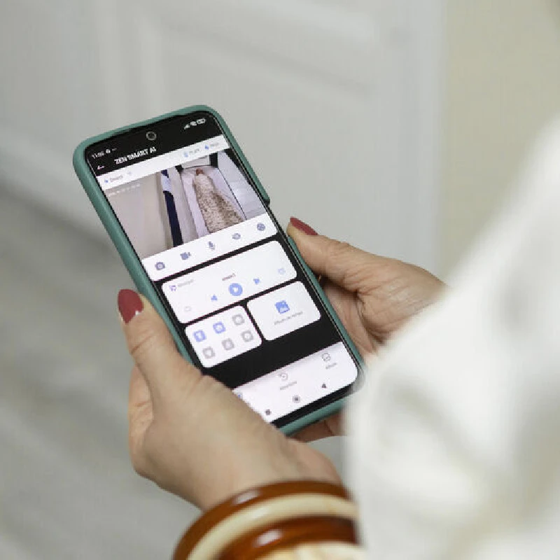 BEABA ZEN SMART AI VIDEO KŪDIKIO STEBĖJIMO MONITORIUS, Baltas