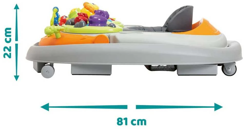 CHICCO vaikštynė Walky Talky Baby Pilkas