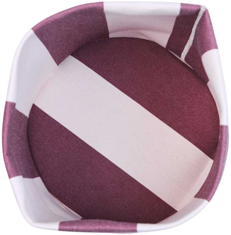 CHILDHOME DAIKTŲ IR ŽAISLŲ LAIKYMO KREPŠYS BISCUIT DREAMS 20X25 CM, BURGUNDY