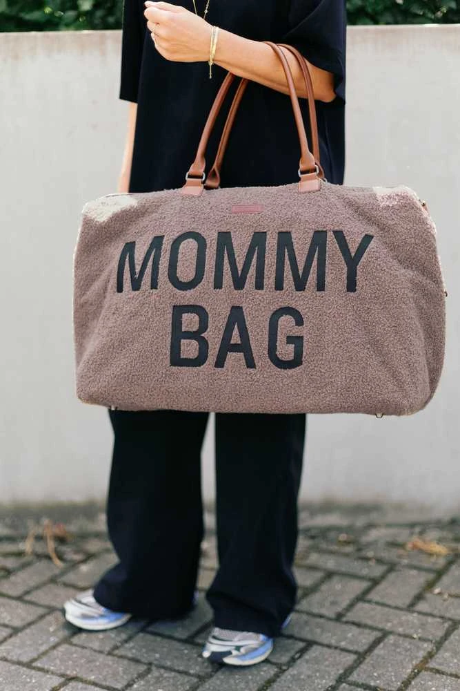 CHILDHOME DIDELIS MAMOS REIKMENŲ KREPŠYS MOMMY BAG, TEDDY SOFT BROWN