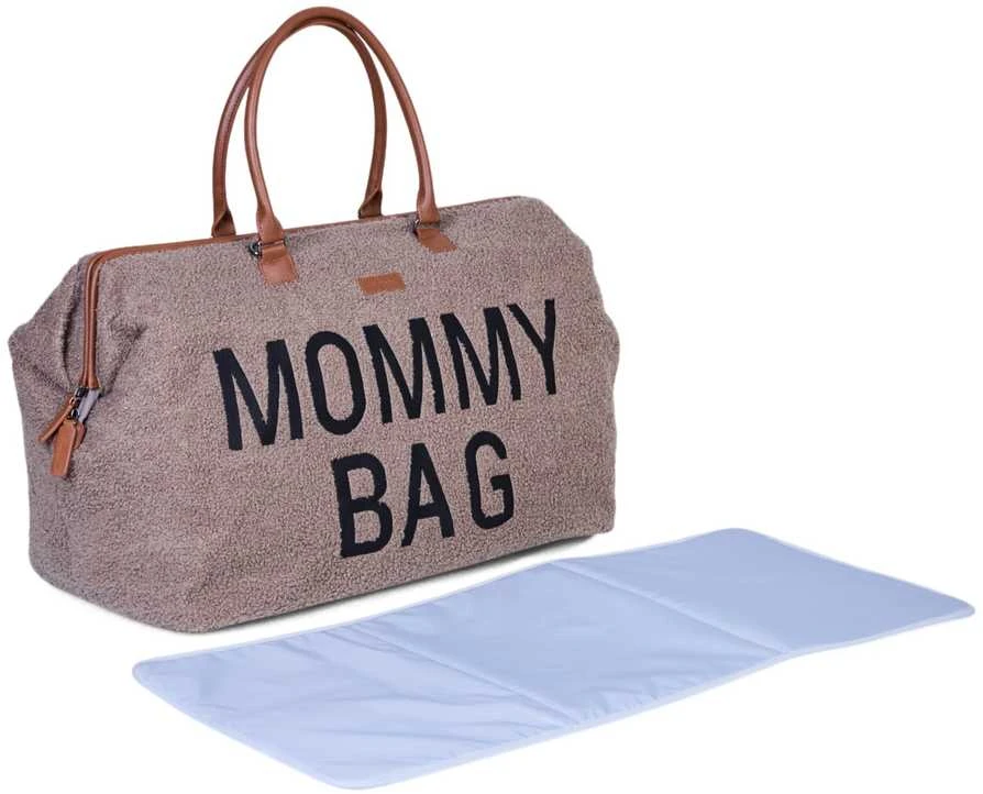 CHILDHOME DIDELIS MAMOS REIKMENŲ KREPŠYS MOMMY BAG, TEDDY SOFT BROWN