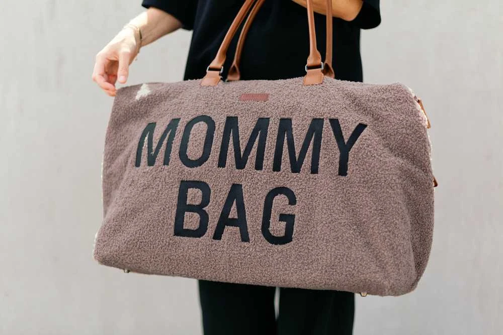 CHILDHOME DIDELIS MAMOS REIKMENŲ KREPŠYS MOMMY BAG, TEDDY SOFT BROWN