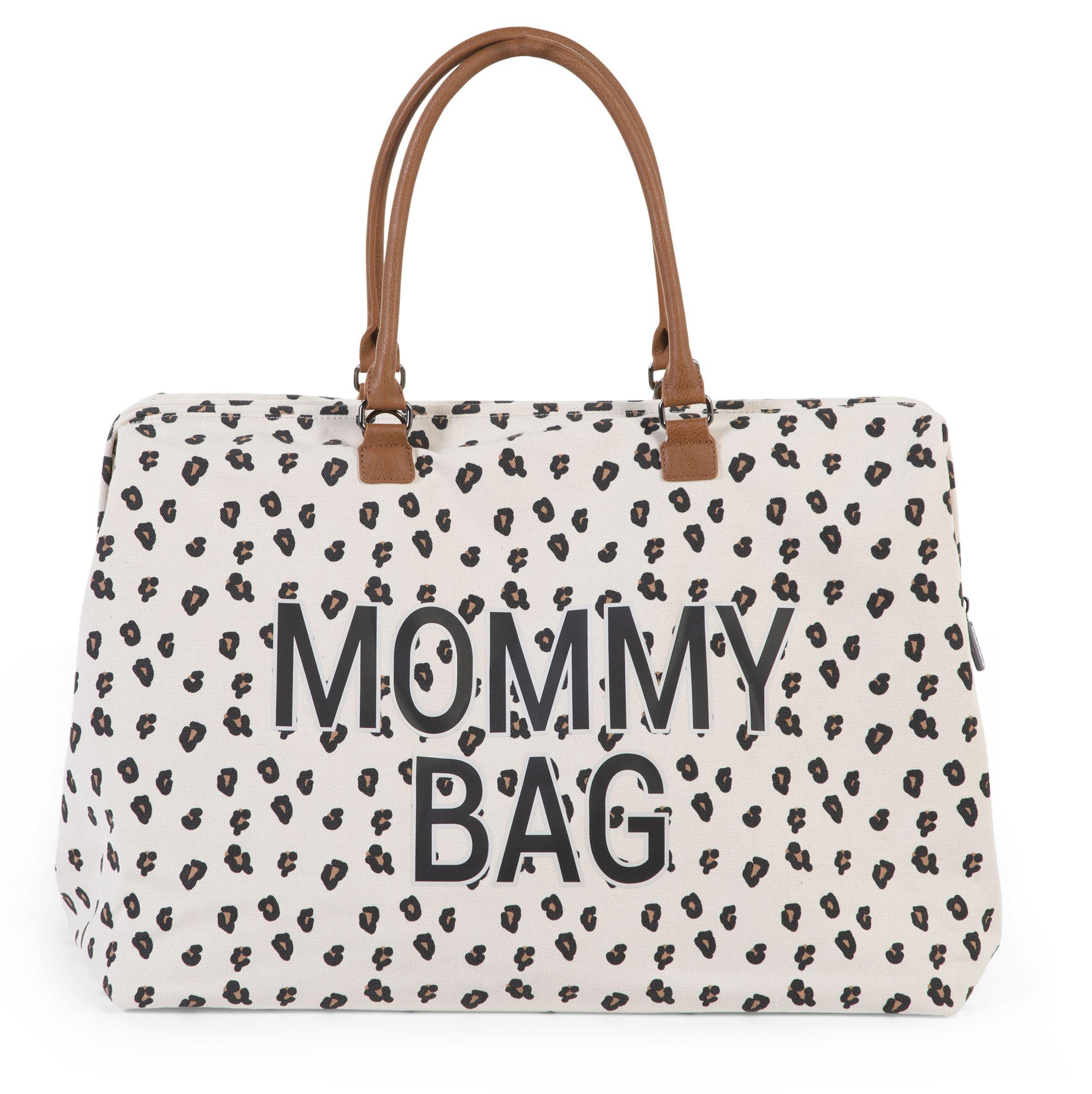 CHILDHOME DIDELIS MAMOS REIKMENŲ KREPŠYS MOMMY BAG, LEOPARD
