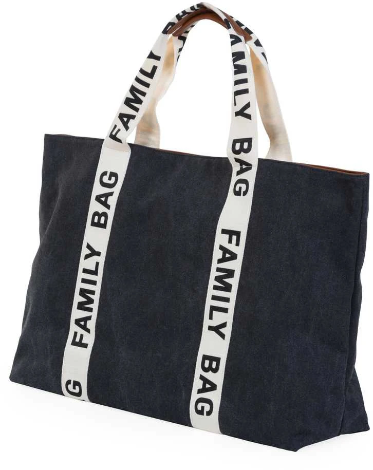 CHILDHOME FAMILY BAG KREPŠYS, SIGNATURE CANVAS Juodas