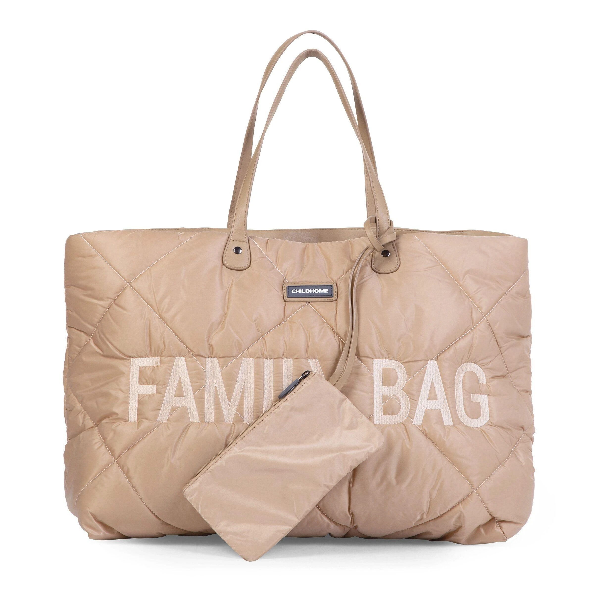 CHILDHOME FAMILY BAG KREPŠYS, PUFFERED BEIGE