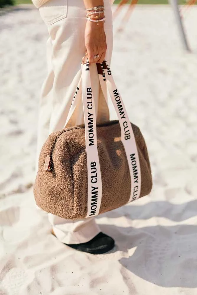 CHILDHOME MOMMY CLUB MAMOS KREPŠYS, SIGNATURE TEDDY SOFT BROWN