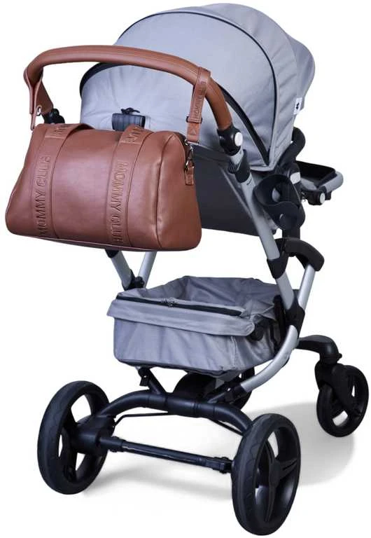 CHILDHOME MOMMY CLUB MAMOS KREPŠYS, SIGNATURE DARK BROWN