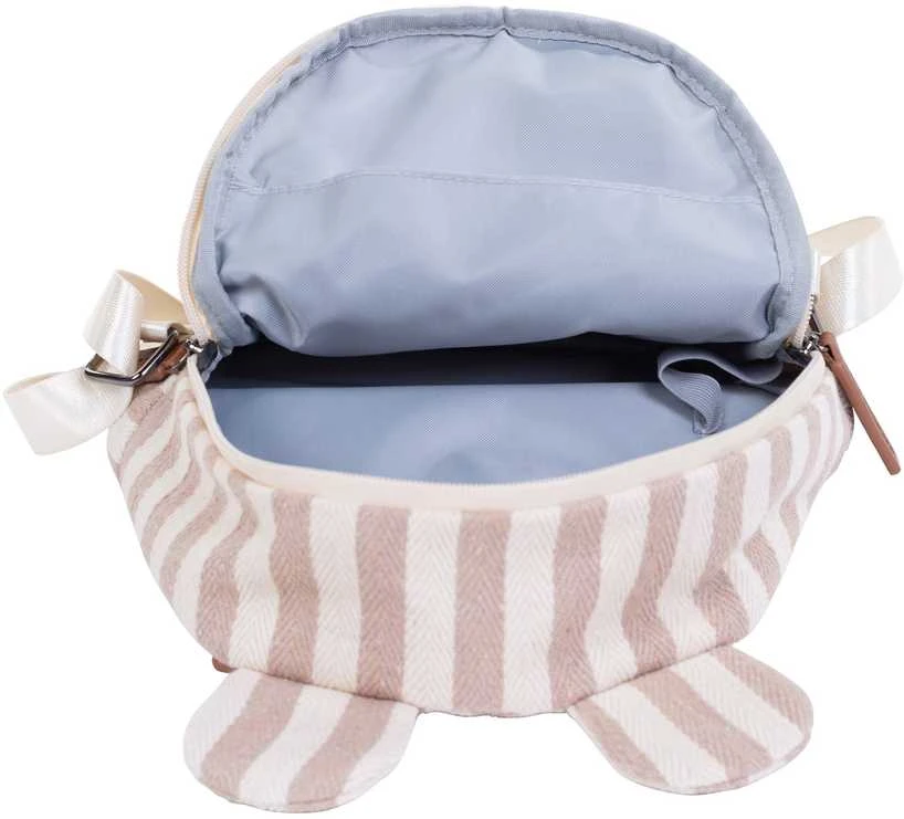CHILDHOME VAIKIŠKA KUPRINĖ MY FIRST BAG, STRIPES NUDE/TERRACOTTA