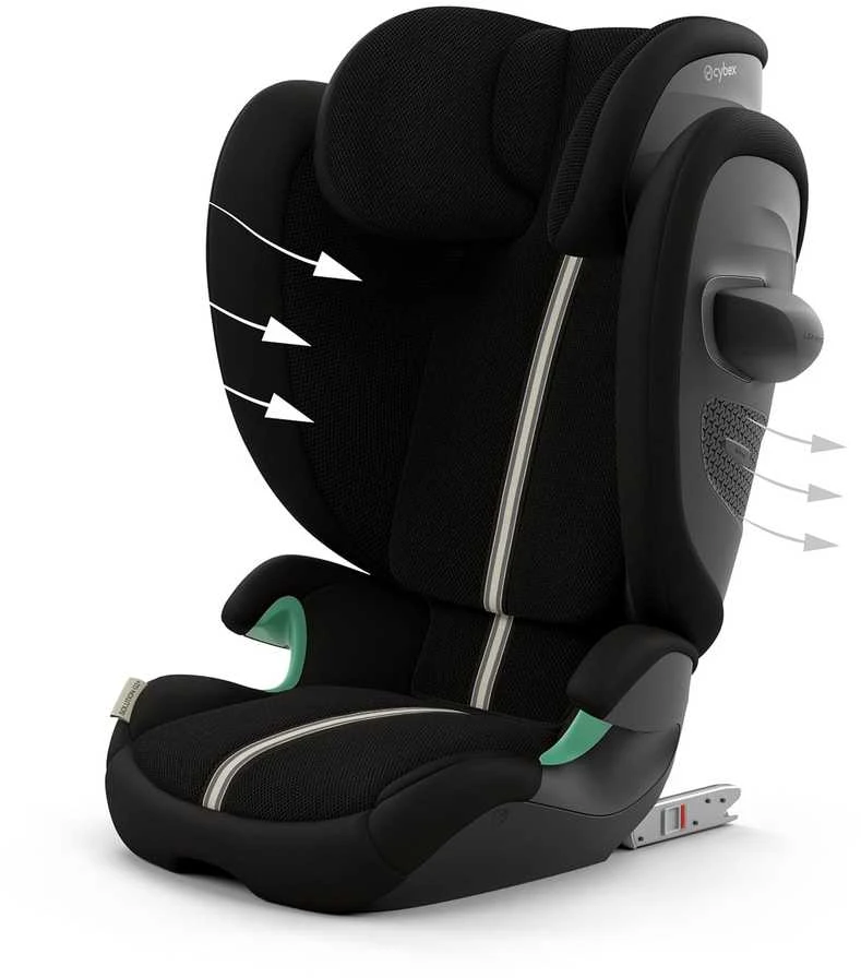 CYBEX SOLUTION PLUS G2 I-FIX AUTOMOBILINĖ KĖDĖ 15-36 KG., MOON Juodas