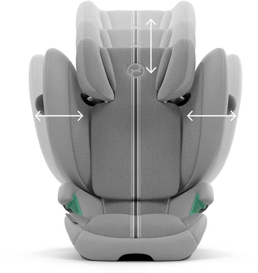 Cybex Solution Plus G2 kėdutės reguliavimo mechanizmas
