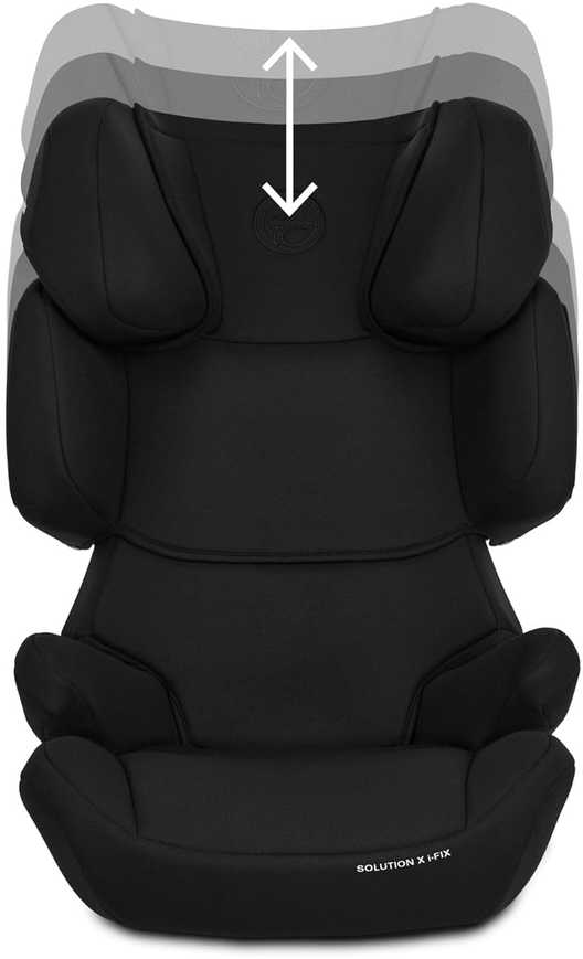 CYBEX CBX SOLUTION X I-FIX AUTOMOBILINĖ KĖDĖ 15-36 KG., PURE Juodas