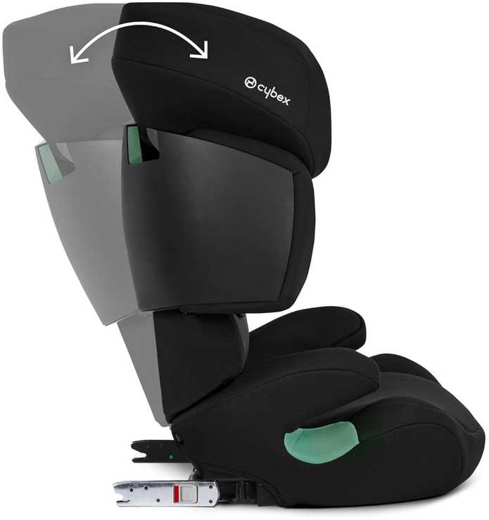 CYBEX CBX SOLUTION X I-FIX AUTOMOBILINĖ KĖDĖ 15-36 KG., PURE Juodas