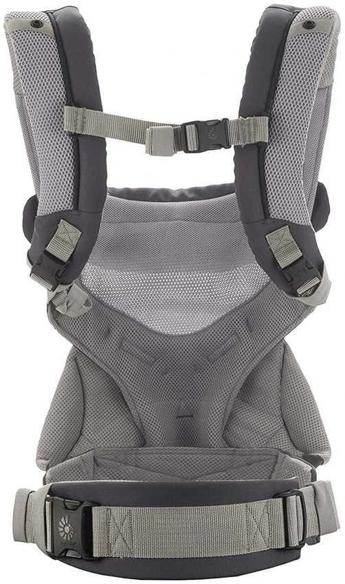 ERGOBABY nešioklė 360 COOL AIR, anglies pilkas, BC360PBLKGRY