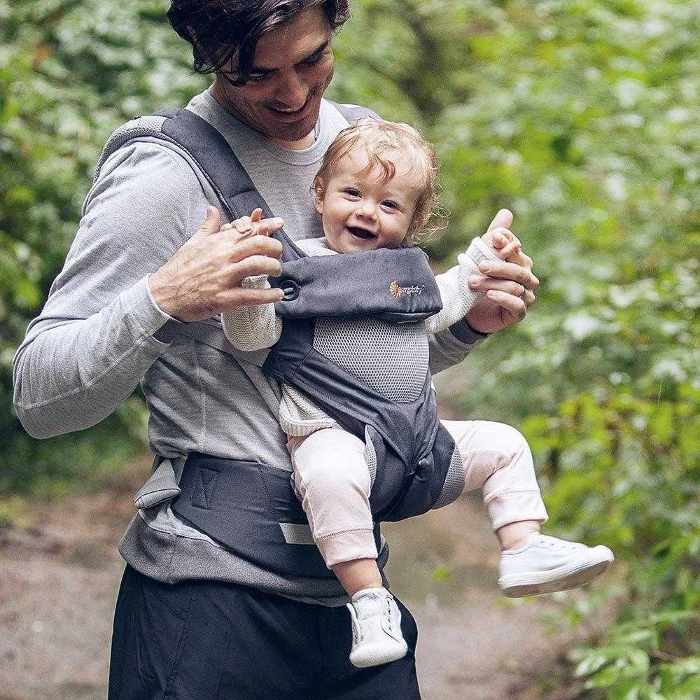 ERGOBABY nešioklė 360 COOL AIR, anglies pilkas, BC360PBLKGRY
