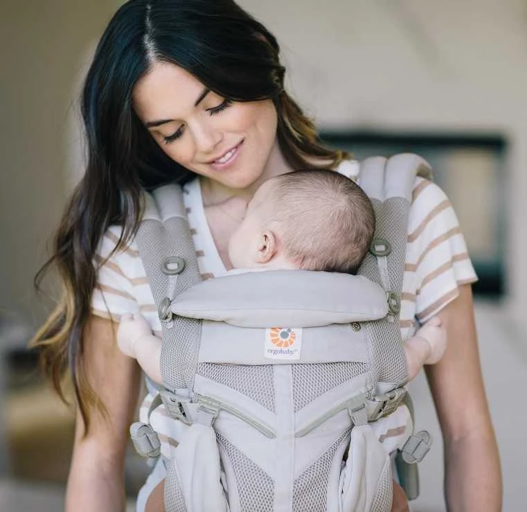 ERGOBABY nešioklė OMNI 360 COOL AIR Mesh, pearl pilkas, BCS360PGREY