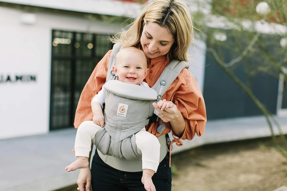 ERGOBABY nešioklė OMNI 360, perlų pilkos spalvos, BCS360GRY
